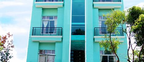 Façade de l’hébergement