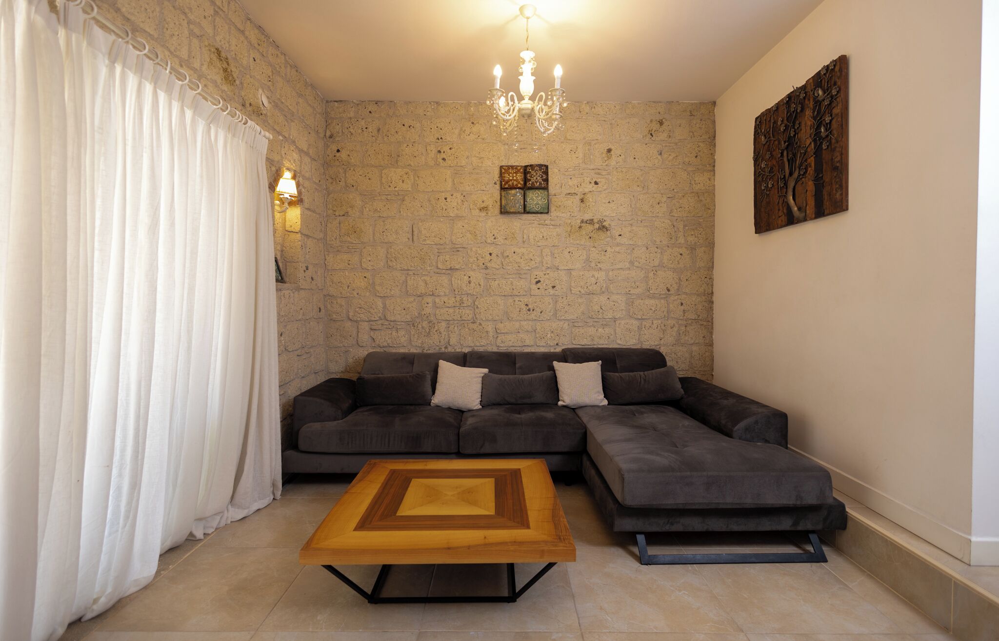 basic villa, 3 bedrooms, non smoking (duyguhan) | living area | lcd tv