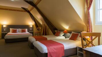 Literie de qualité supérieure, bureau, chambres insonorisées