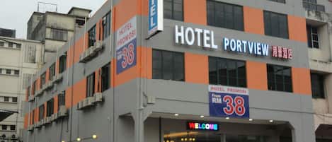 Fassade der Unterkunft