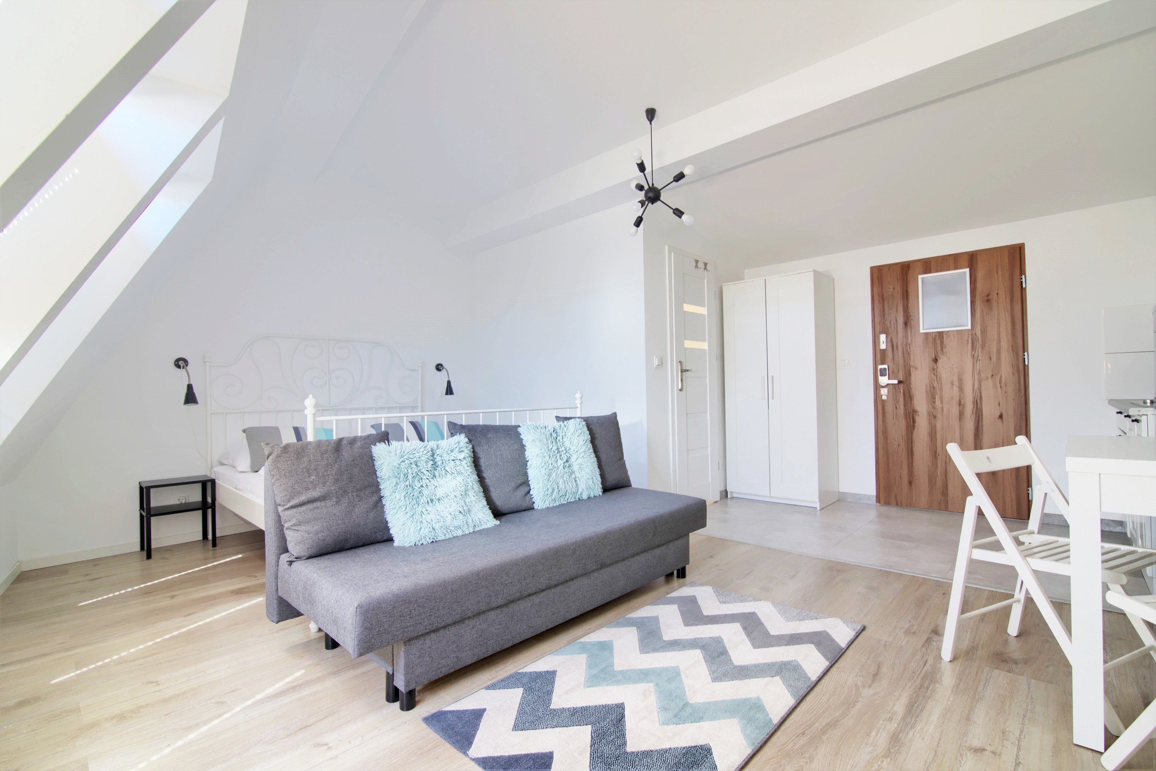 studio | individually decorated, individually furnished, iron/ironing board