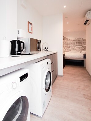 Estudio Premium, sin ventanas | Lavandería