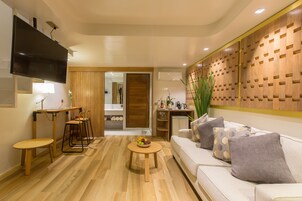 42-inch LCD TV with satellite channels, TV