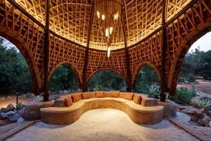 Sitteområde i lobbyen