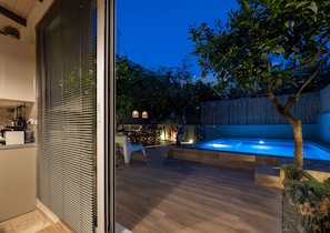 Luxury Apartment, 3 Bedrooms, Private Pool | View from room - City Cottage (Kalamata)