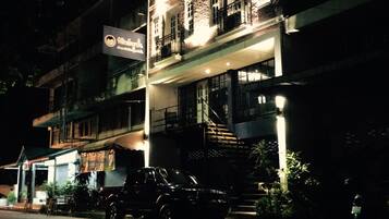 Front of property - evening/night