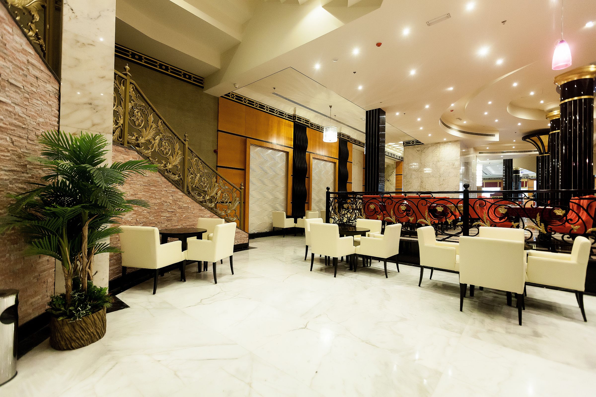 Lobby sitting area