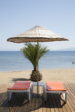 Private beach