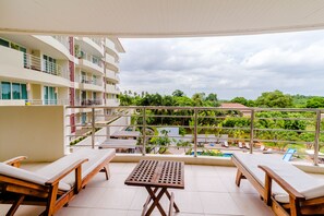 ห้องดีลักซ์สวีท, 2 ห้องนอน | ระเบียง