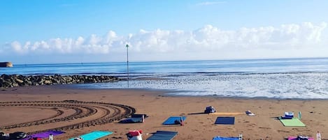 Aan het strand