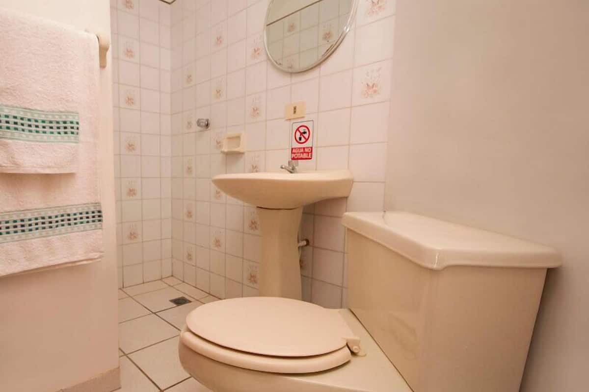 Regadera, amenidades de baño gratuitas, toallas