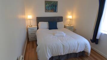 Superior Apartment, 2 Bedrooms, Kitchen, City View | 2 bedrooms, premium bedding, desk, iron/ironing board