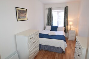 Superior Apartment, 2 Bedrooms, Kitchen, City View | 2 bedrooms, premium bedding, desk, iron/ironing board