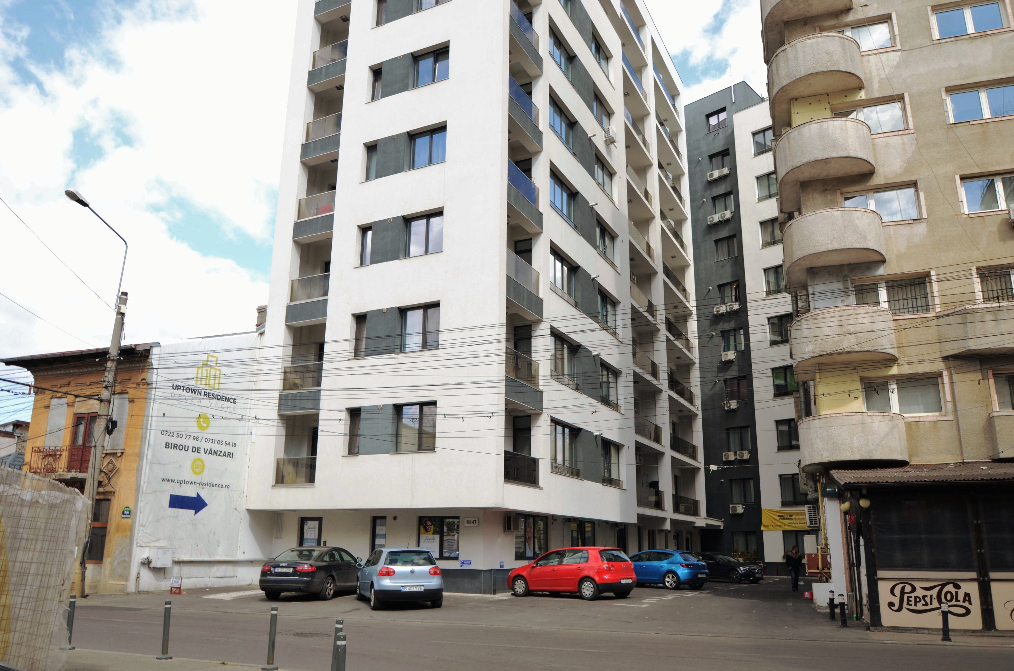 Overnatningsstedets facade