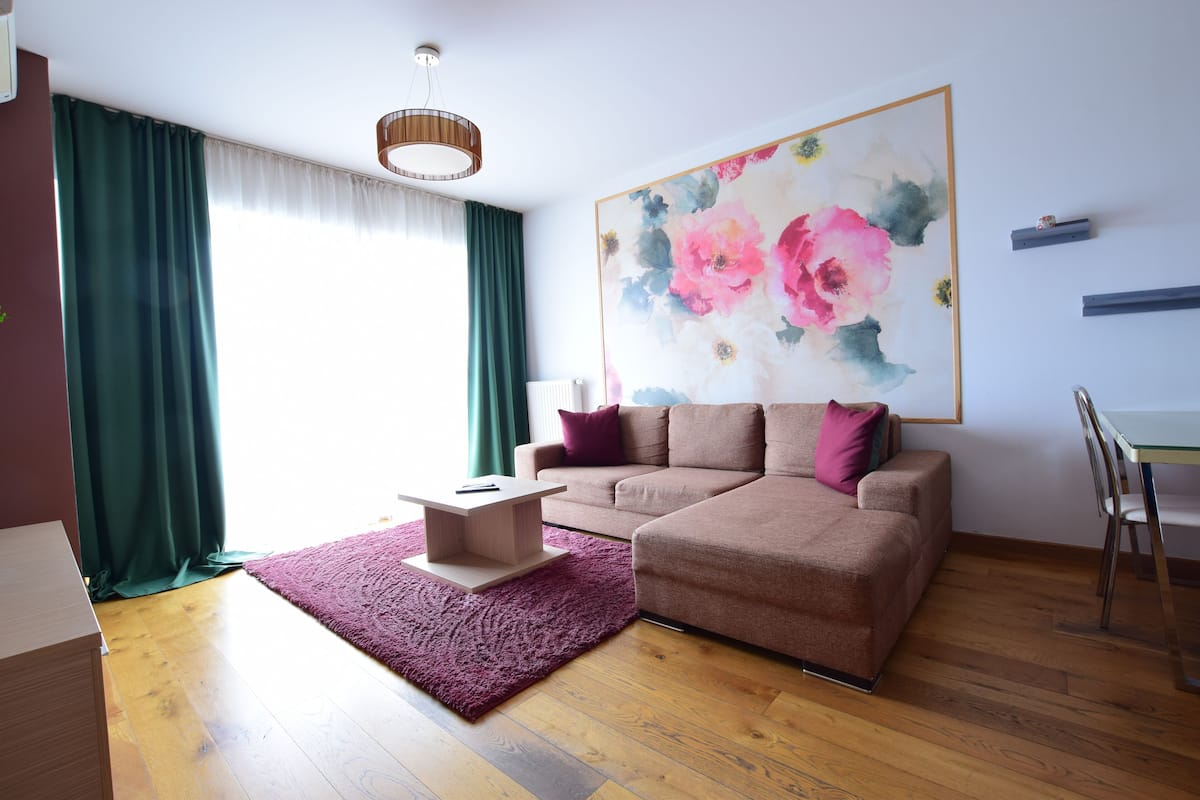 Apartament 1 Bedroom B11 | Insonorizzazione, ferro/asse da stiro, Wi-Fi gratuito, lenzuola
