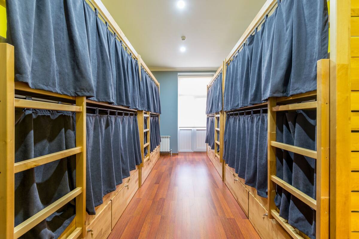 Shared Dormitory, Mixed Dorm, Shared Bathroom (8 beds) | In-room safe, soundproofing, WiFi (free), bed sheets