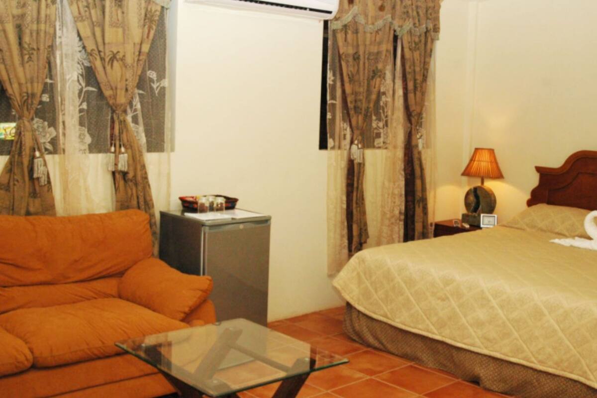 Suite empresarial, 1 cama matrimonial | Escritorio, camas extra gratis y wifi gratis