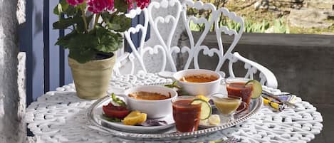 Rom, privat bad (Robert Louis Stevenson) | Hageutsikt