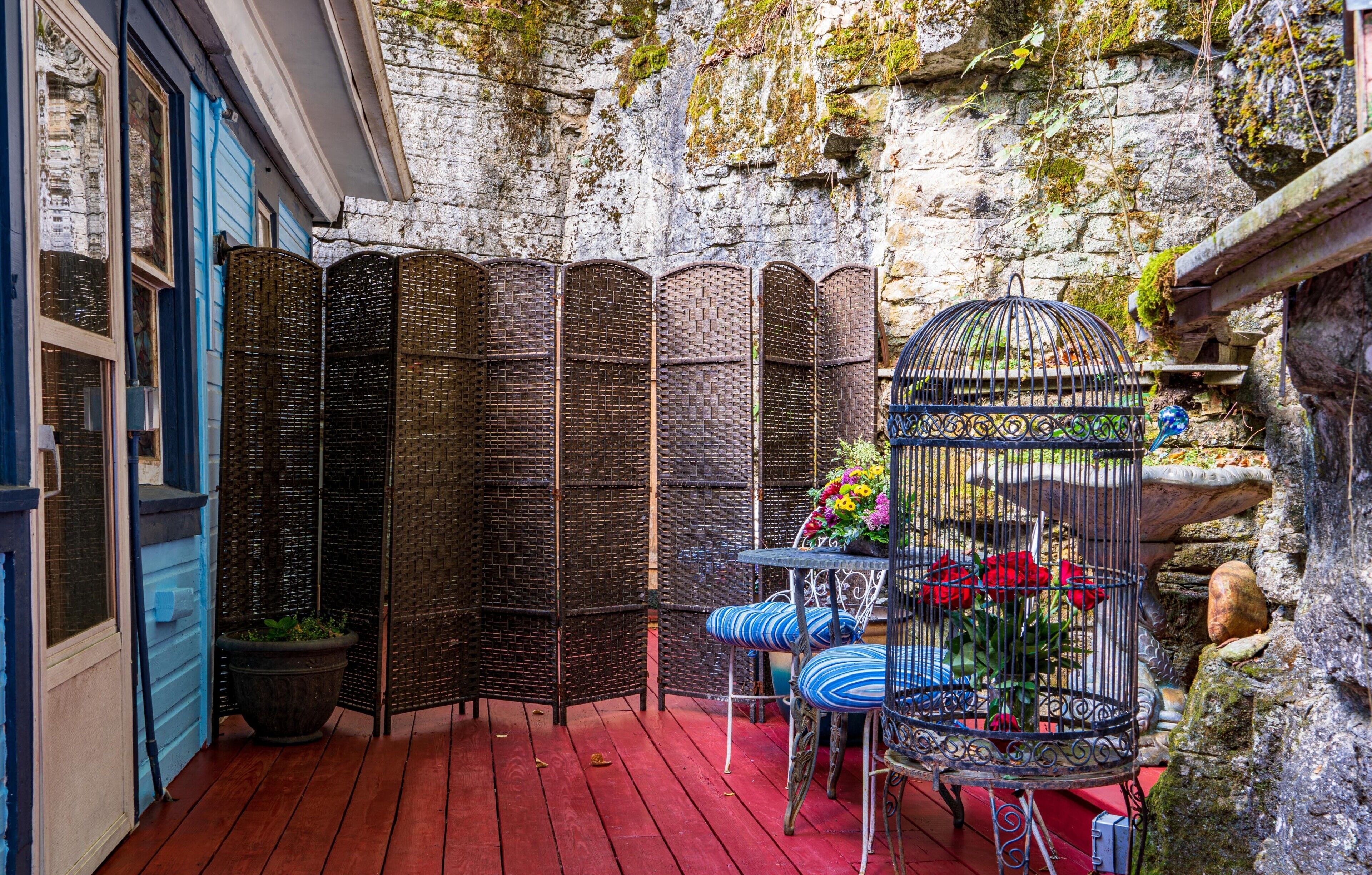 Suite, Private Bathroom (Sarah Bernhardt, 1880s Cliff Cottage) | Terrace/patio