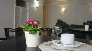 Kontinental frokost er inkludert hver dag