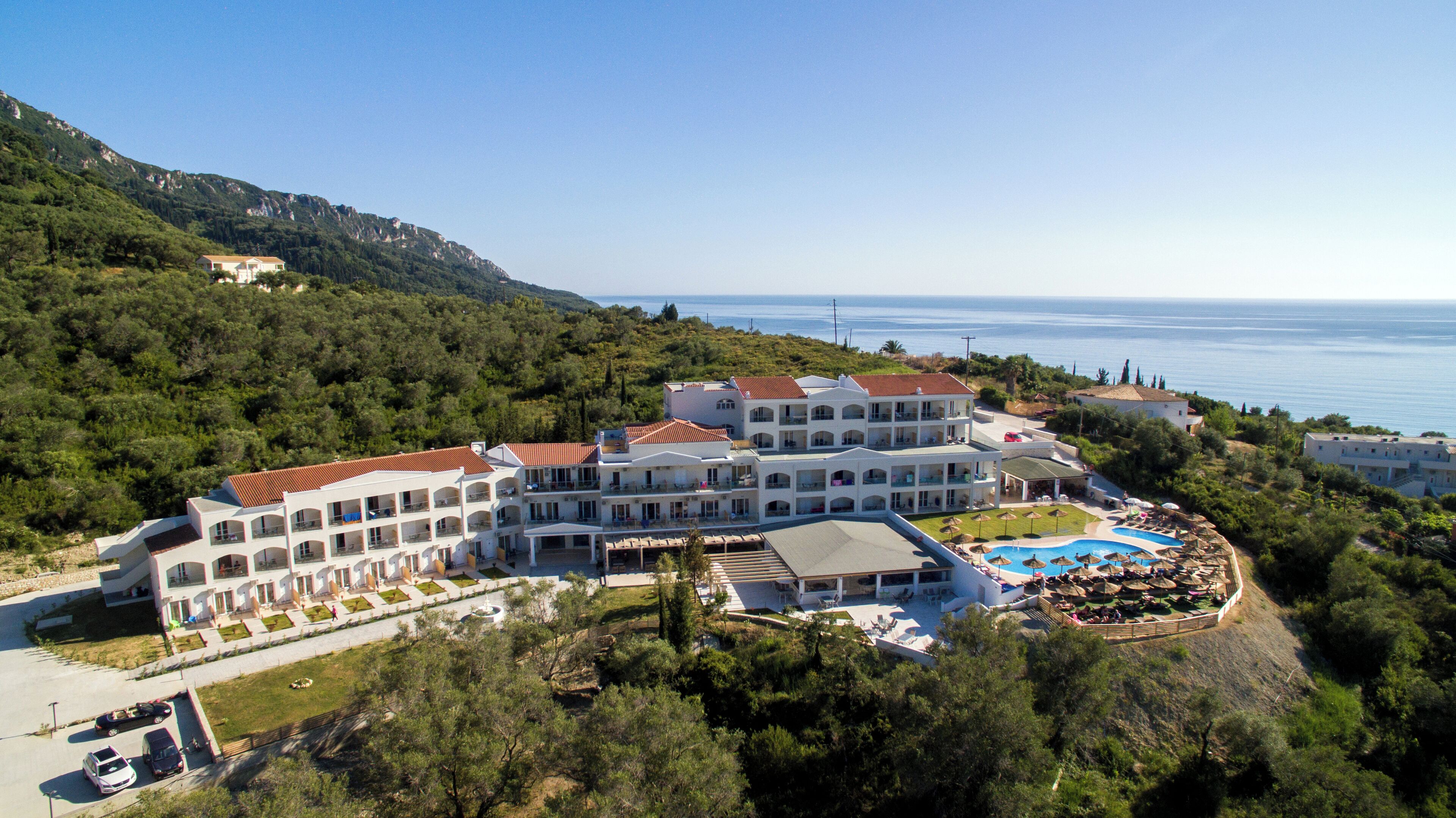 Blick von der Unterkunft