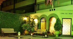 Front of property – evening/night
