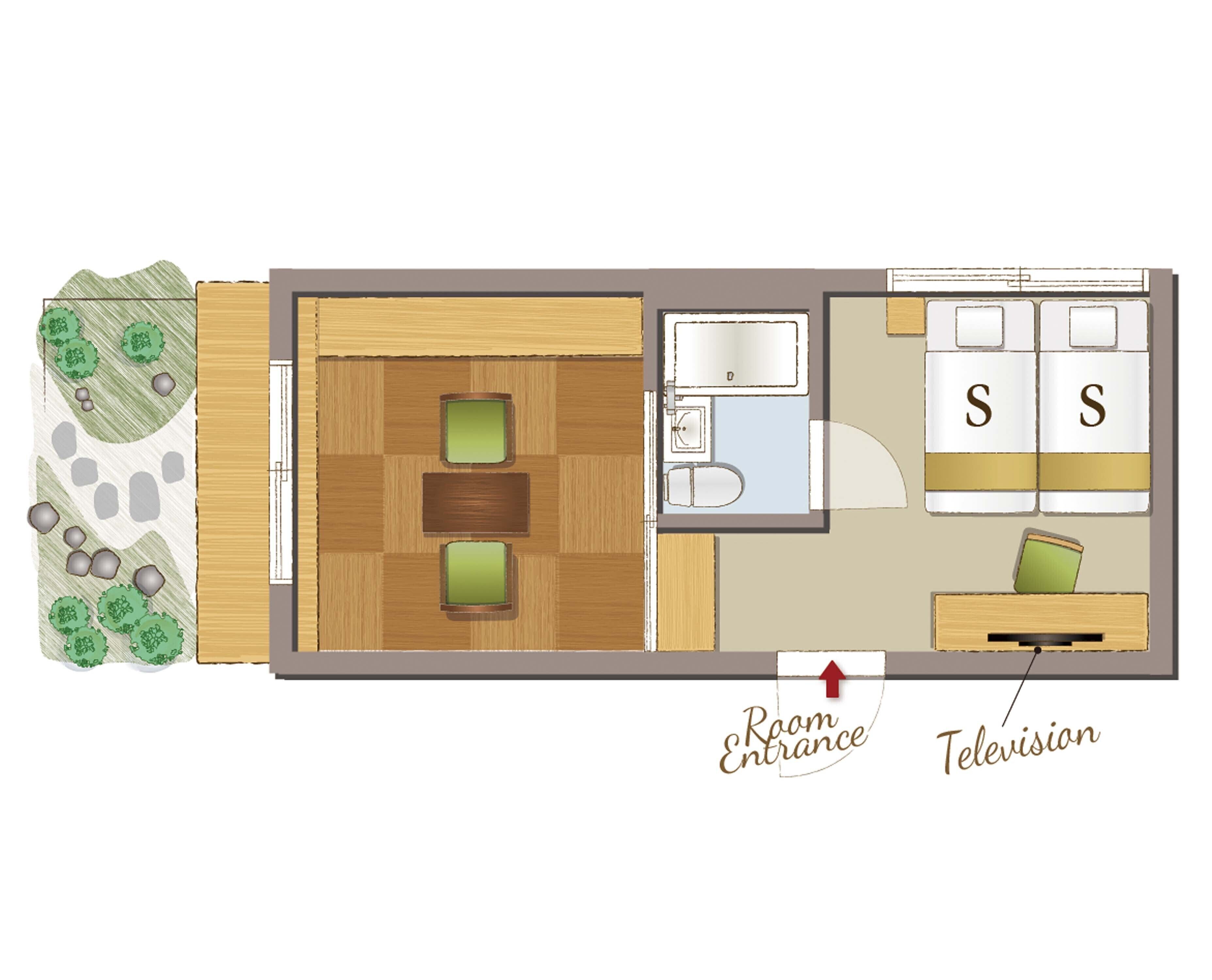 suite room with japanese style room | iron/ironing board, free wifi, bed sheets