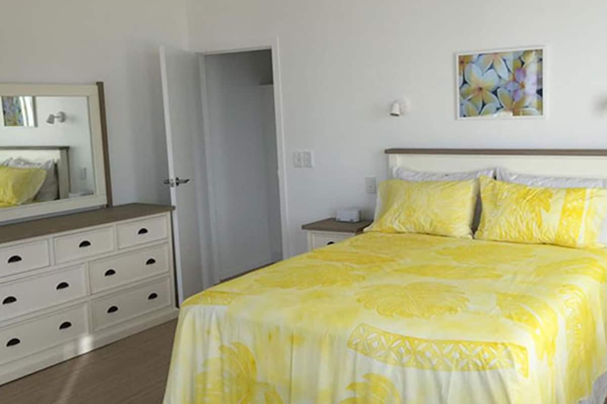 Maison, 3 chambres, en front de plage | Bureau, espace de travail pour ordinateur portable