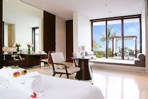 Deluxe Villa with Sea View | Premium bedding, down duvets, minibar, in-room safe - The Mangrove Resort Hotel Sanya (Sanya)