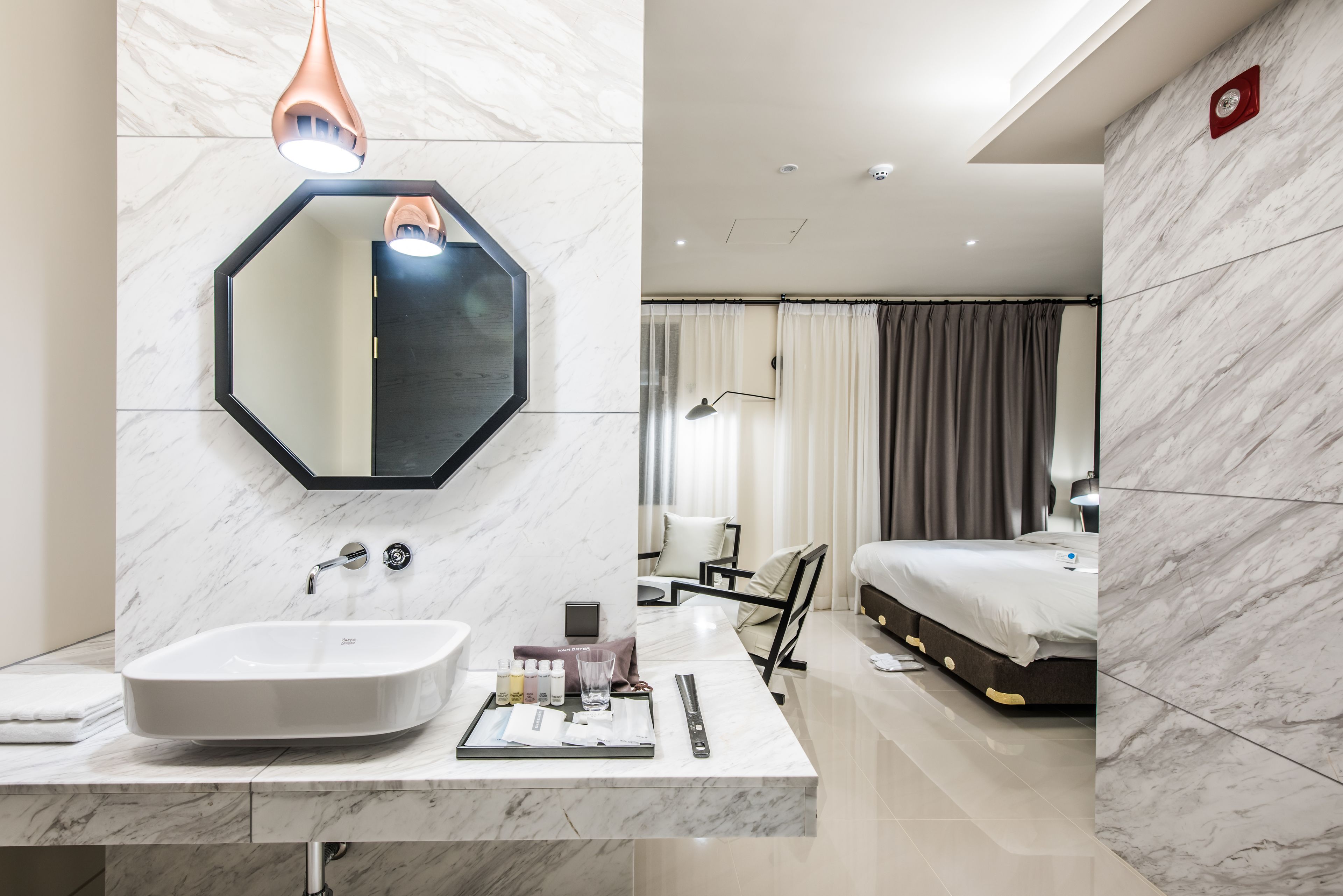 premium bedding, down duvets, pillow-top beds, desk