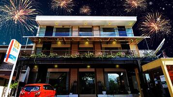 Voorkant van accommodatie