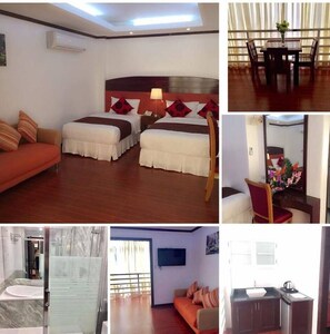 Habitación Grand con 1 cama matrimonial o 2 individuales | Escritorio, tabla de planchar con plancha y wifi gratis 