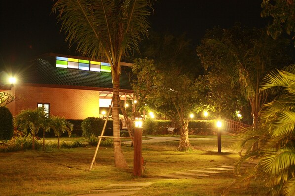 Front of property - evening/night