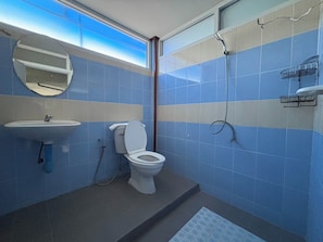 Family Room | Bathroom | Free toiletries, hair dryer, towels