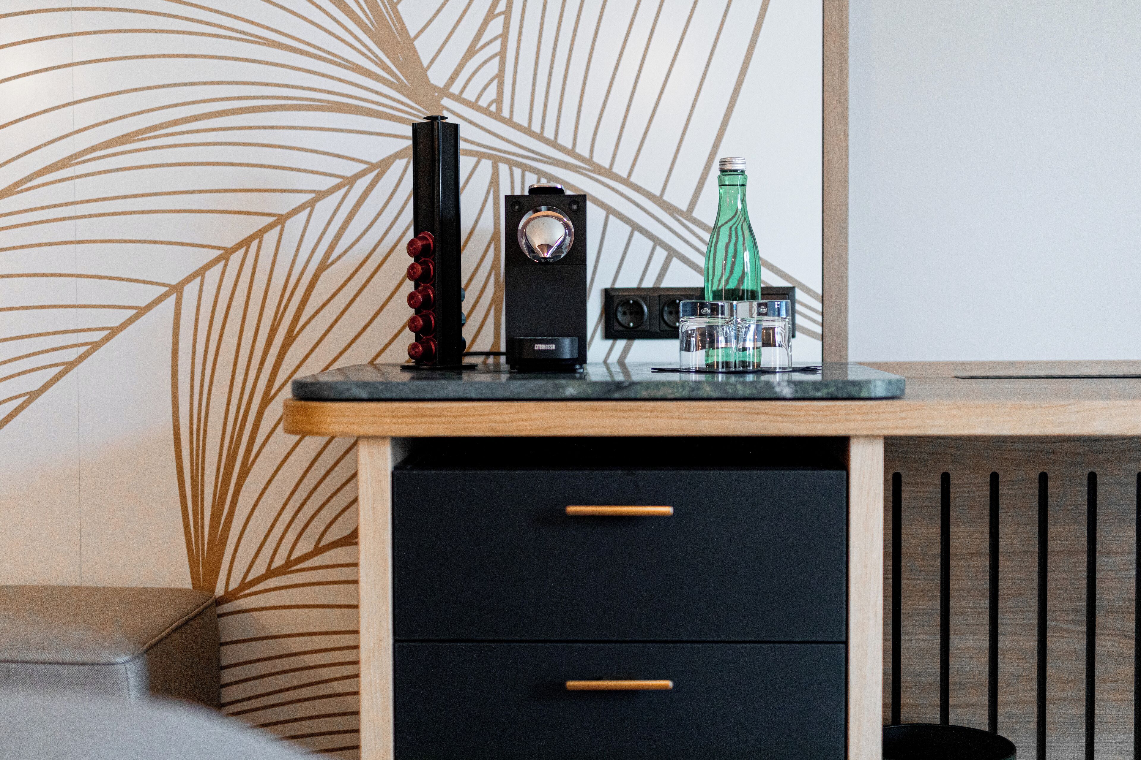 premium double room | living area | flat-screen tv