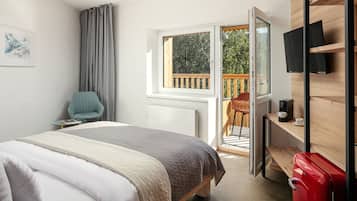 Doppelzimmer, Balkon | Allergikerbettwaren, Minibar, Zimmersafe, schallisolierte Zimmer