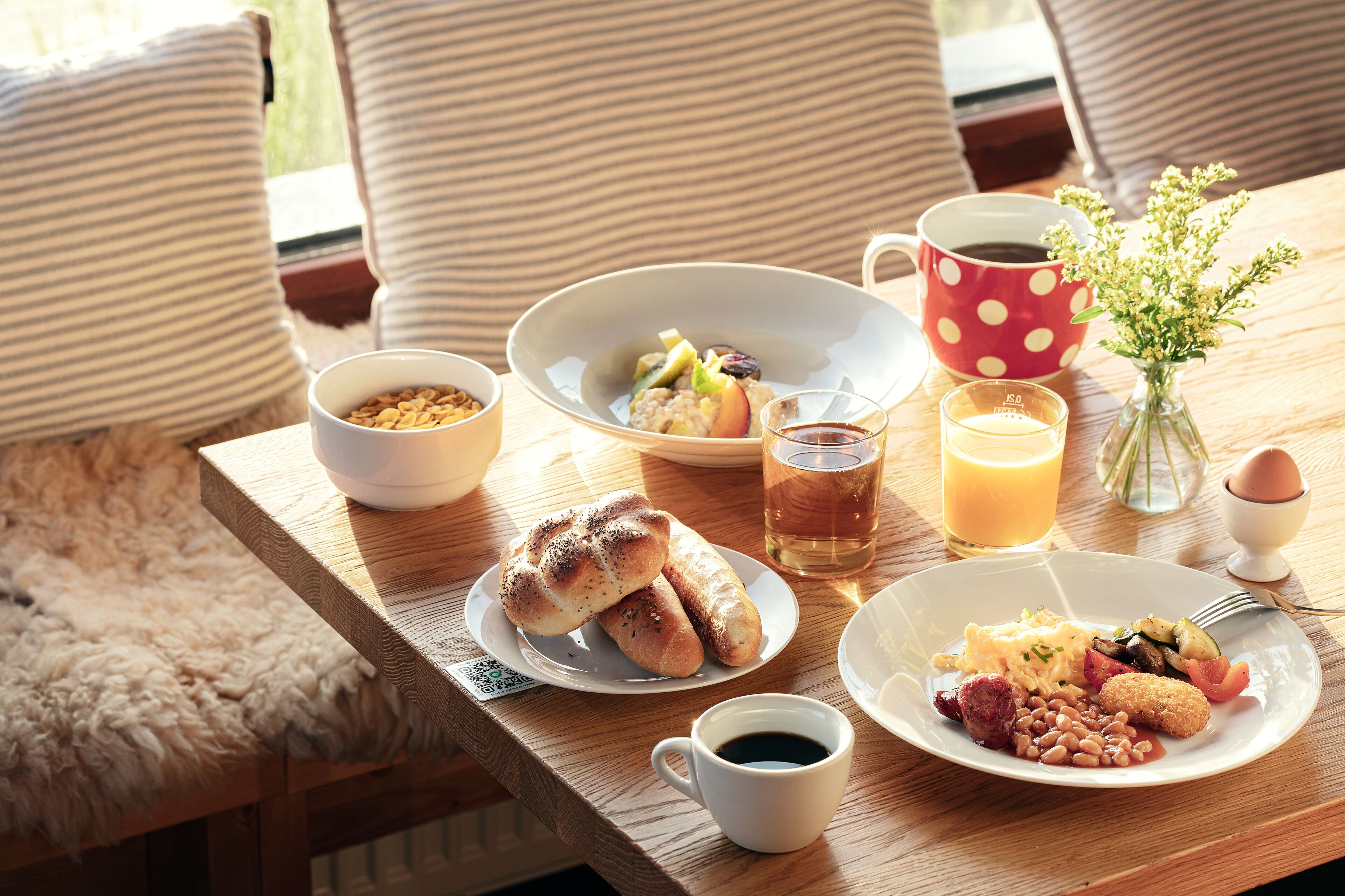 Colazione a buffet inclusa, servita tutte le mattine 