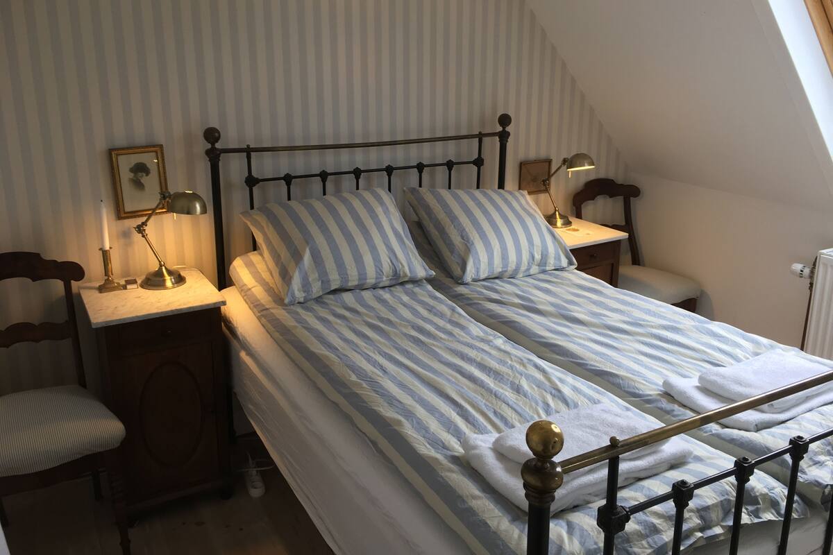 Quarto casal romântico, 1 cama de casal | Roupas de cama premium, individualmente decorados