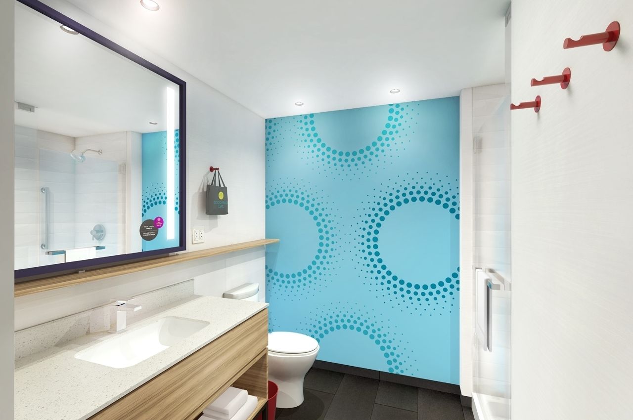 shower, free toiletries, towels