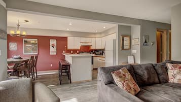 Condo, 2 Bedrooms | Living area | TV, DVD player