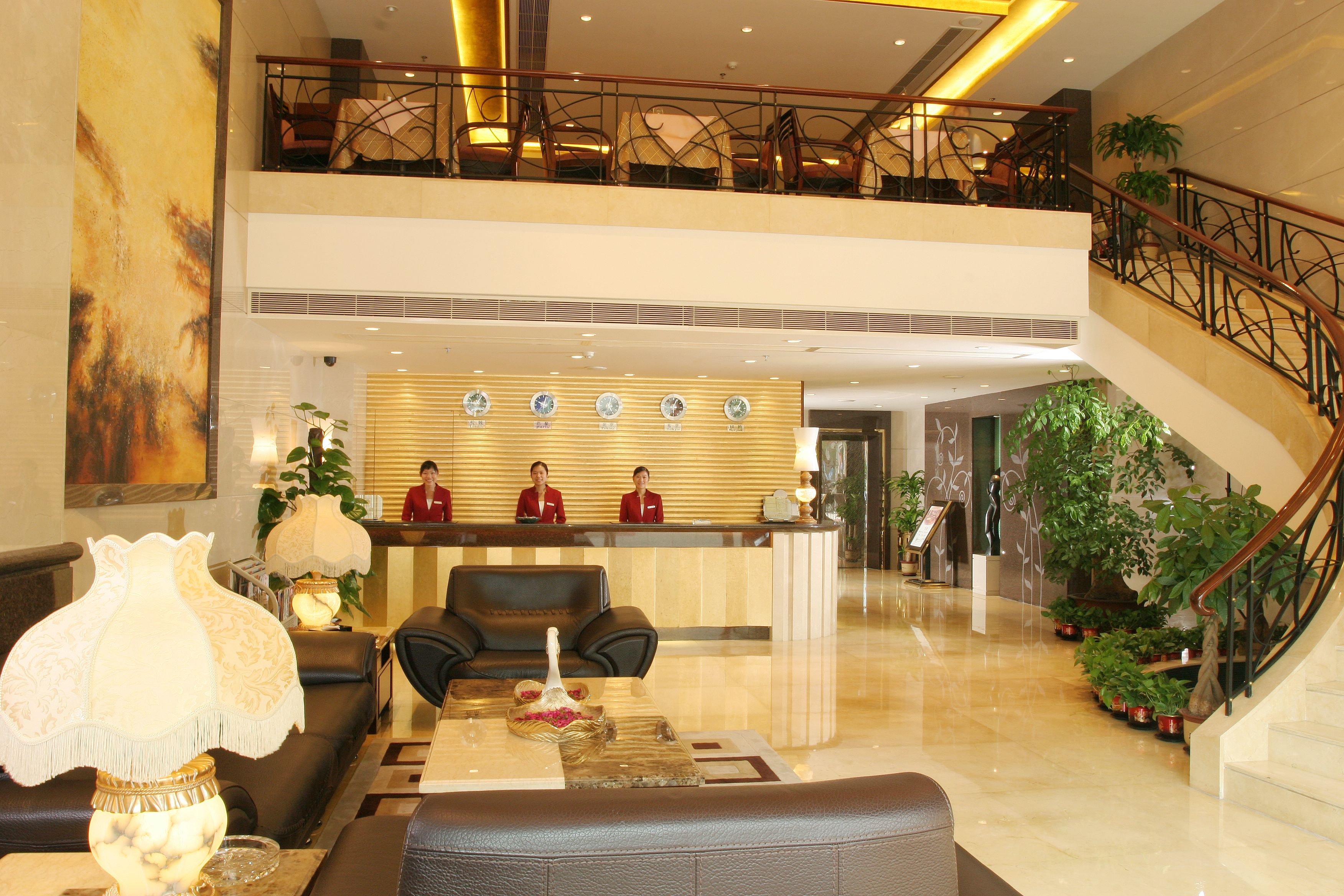 Lobby sitting area