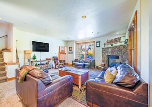 Condo, 4 Bedrooms | Living area | Flat-screen TV - 202 Mill Creek (72 River Run Road) 4 Bedroom Condo by RedAwning (Keystone)