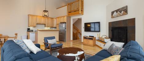 Townhome, 4 Bedrooms | Living area | TV