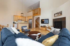 Townhome, 4 Bedrooms | Living area | TV - 130 Meisel Drive 4 Bedroom Townhouse by RedAwning (Keystone)