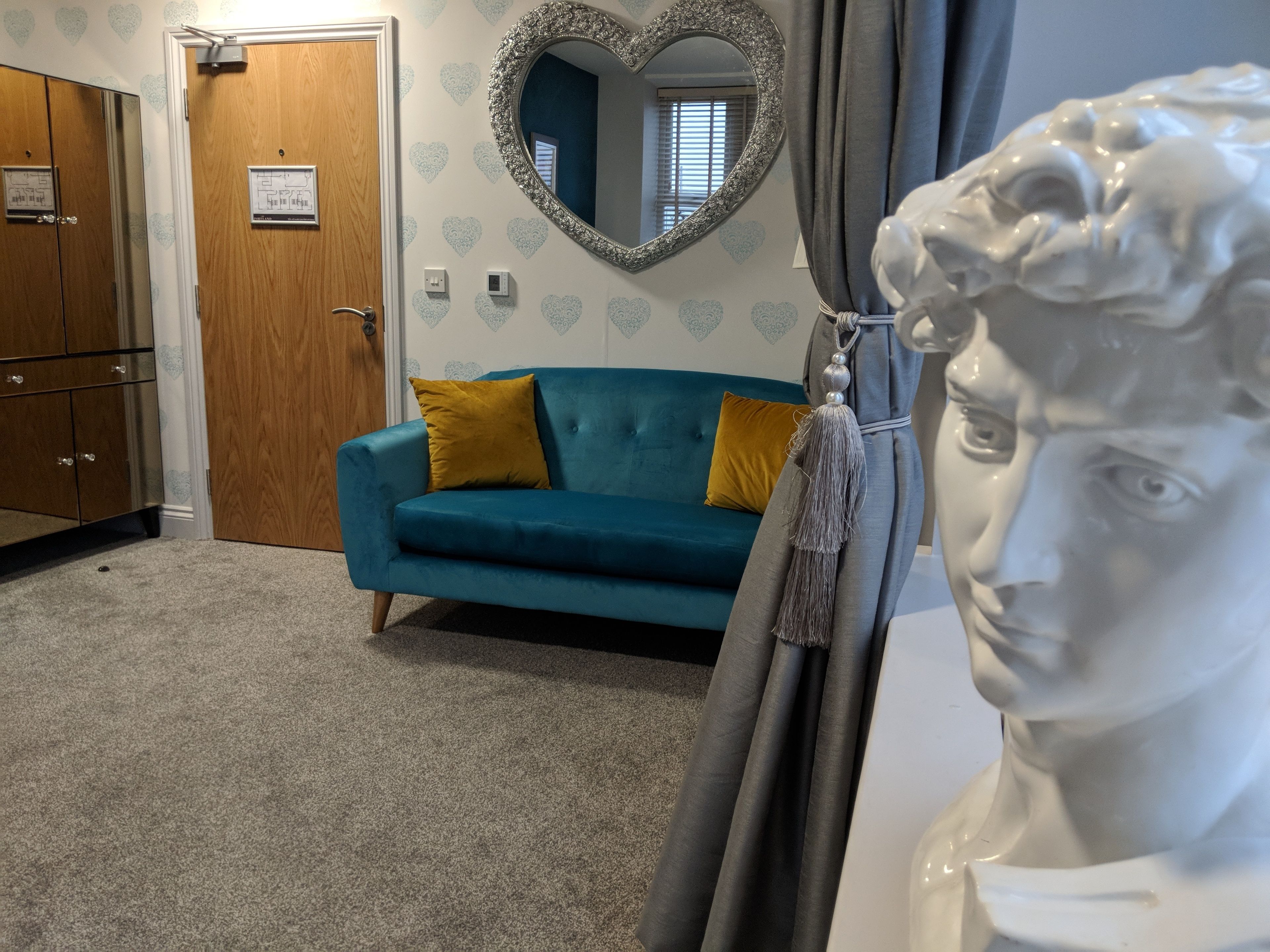 superior double room, 1 king bed | 1 bedroom, desk, blackout curtains, iron/ironing board