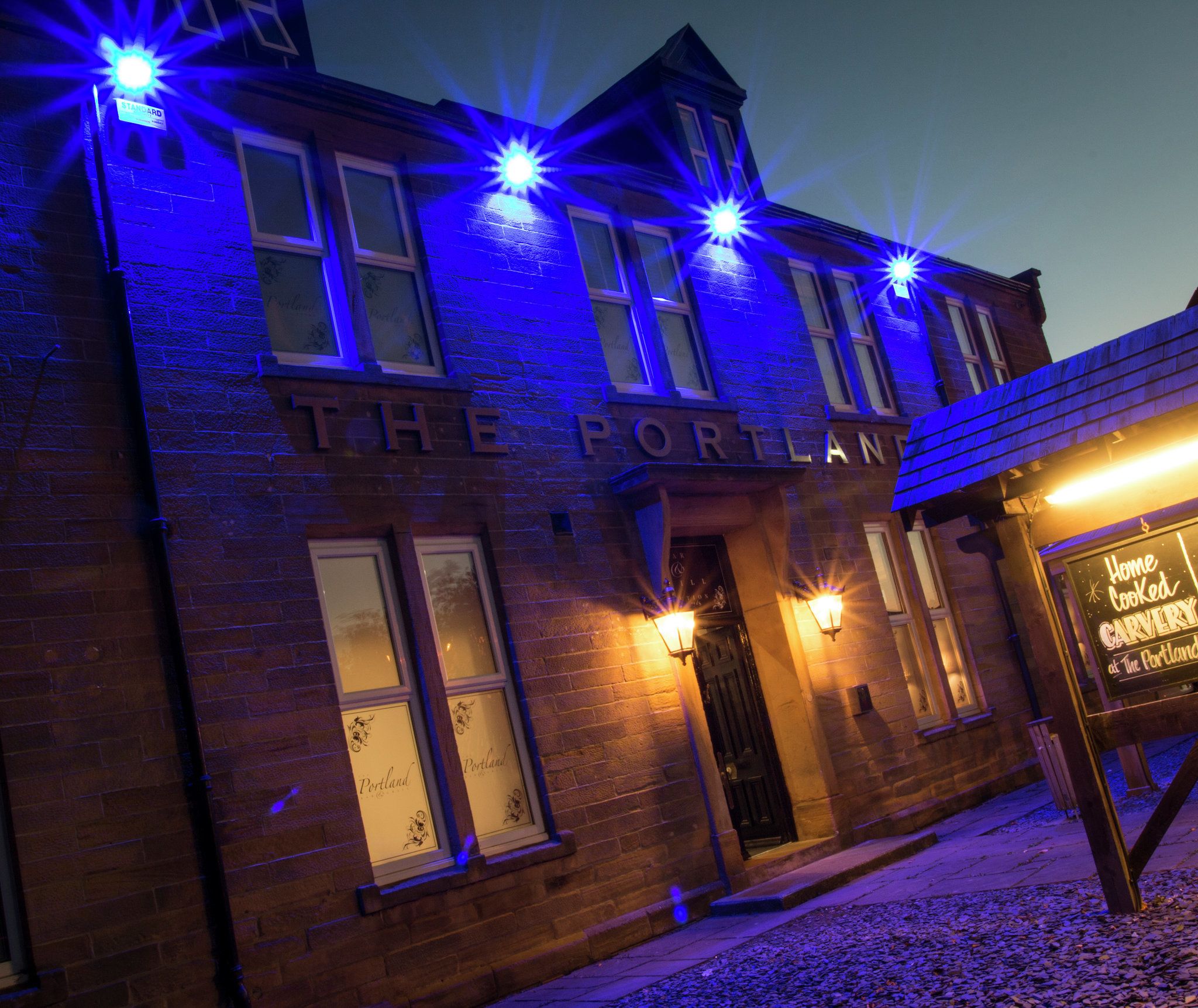 Front of property - evening/night