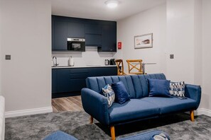 Superior Studio, Multiple Beds | Desk, blackout drapes, iron/ironing board, free WiFi - The Portland Hotel (Ashington)