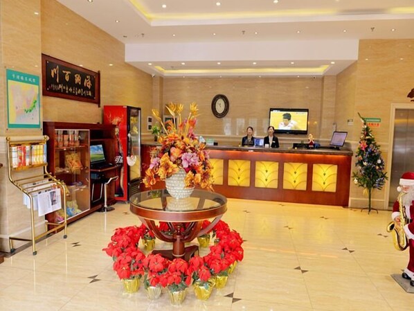 Lobby - GreenTree Inn Jiaxing Pinghu Zhapu Jiulong Mountain Express Hotel (Jiaxing)