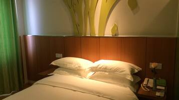 Blackout curtains, iron/ironing board, free WiFi