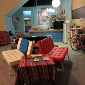 Sittområde i lobbyn